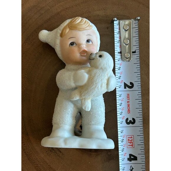 Vintage Homco Snow Baby with seal - Picture 8 of 9
